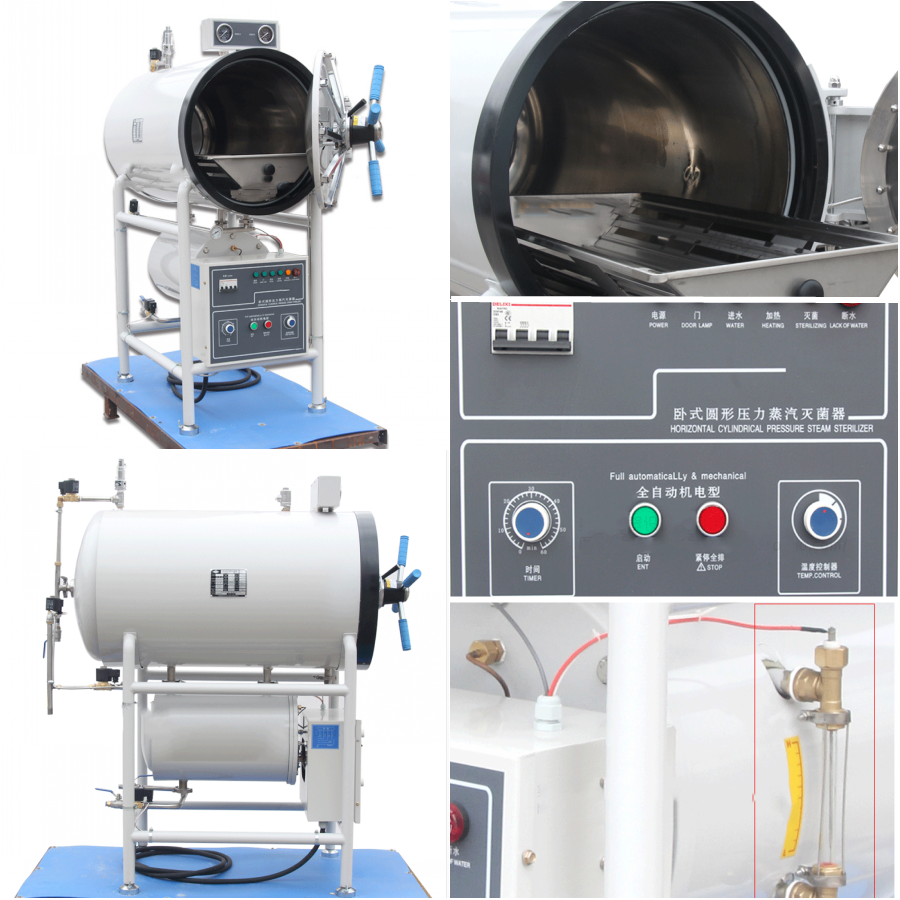 horizontal autoclave sterilizer machine