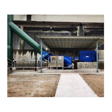 Sistema de generación de energía de la turbina de agua que ahorra energía para el tratamiento y calefacción de aguas residuales