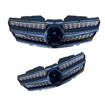 R230 Grille SL Diamond Front Grille for Mercedes Benz SL Class R230 (2003-2006)