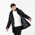 Retro Solid Color Warm Men's Jacket