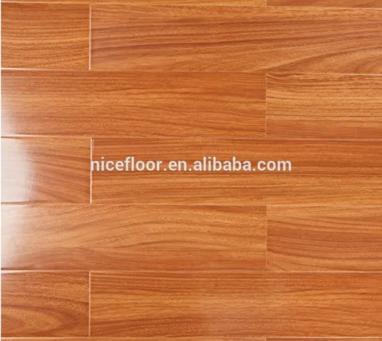 high gross 12mm hdf wood laminate flooring