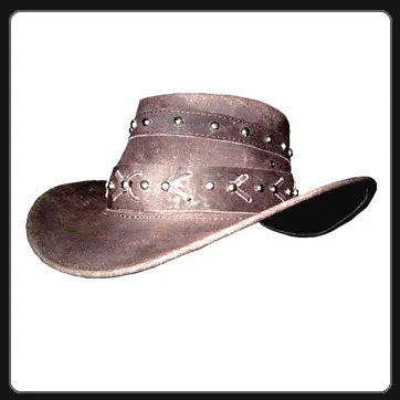 Leather Cowboy Fashion Hats