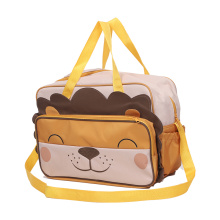 Cute yellow cartoon large capacity mommy shoulder bag portable Mum bag