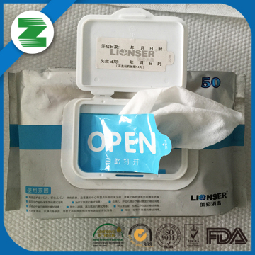 Alcohol disinfectant 45gsm spunlace for adult use wipes