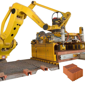 Robô de ladrilho elétrico para obras de construção