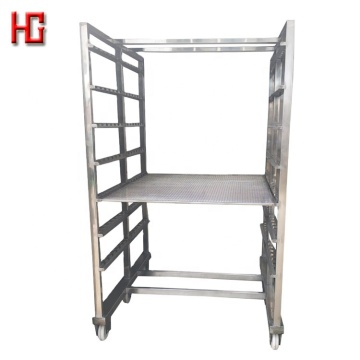 Customized Stainless Steel Meat Sausage Hanging Trolley for Sale