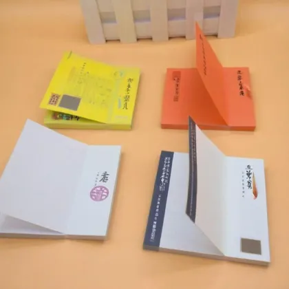 Custom Sticky Notes with Logo - 3x3 Inch Promotional Notepad Memo Pads