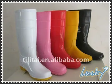 Summer Fashion Ankle Lady PVC Rain Boots