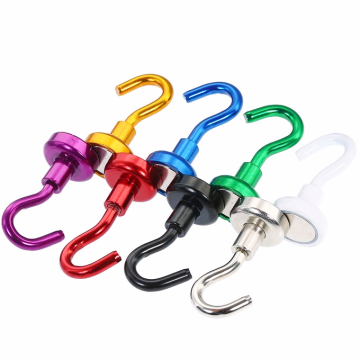 High Quality Colorful Magnetic Hook: Neodymium Magnet with Stainless Steel