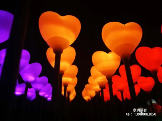 Outdoor Heart Shape Landscape LightS