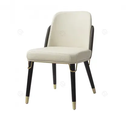 Italian light luxury solid wood dining Turri chair