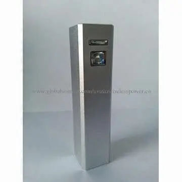 Lipstick power bank, 2600mA Samsung SDI battery cell