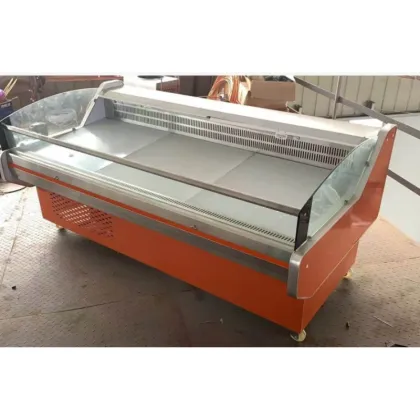 Glass Display Cabinet for Cooked Deli Dishes and Meat Freezer