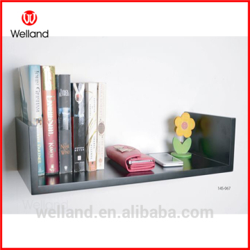 Display floating u shape wall shelf
