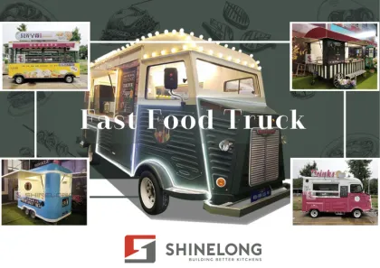Shinelong Customized Fast Food Kitchen Trailer Food Trailer With Full Kitchen