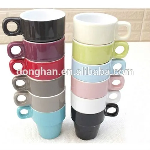 coffee set with different color/hot sell coffee cup