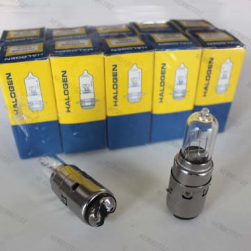 10x Halogen BA20D 12v 18w/18w Headlight Bulbs Atv Gy6 Scooter