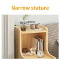 Bedside Table Ultra Narrow Shelf Small Cabinet Bedroom Mini Bedside Cabinet Long Bar Cabinet For Bedroom Living