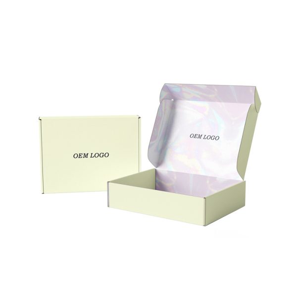 Pink Kraft Portable Biodegradable Mailer Box