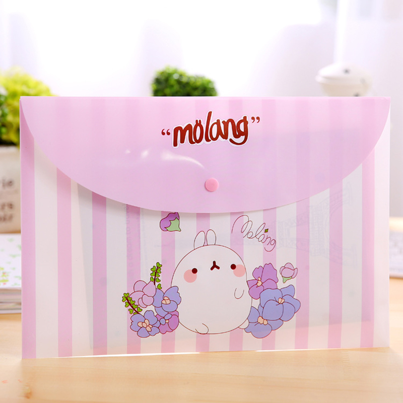 1 Pc Creative Fresh Potatoes Paper Bag PVC Materials File Bag Cute Document Bags Office and School Supplies File Folder