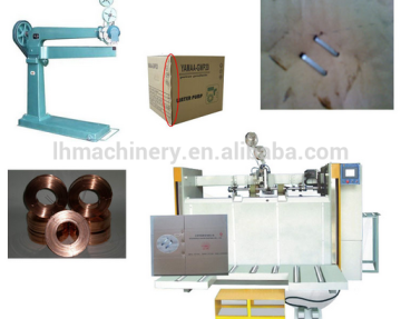 Semi-auto Carton Box Stapler Machine High Speed Semi-auto Stitcher Single Piece/carton box making machine prices