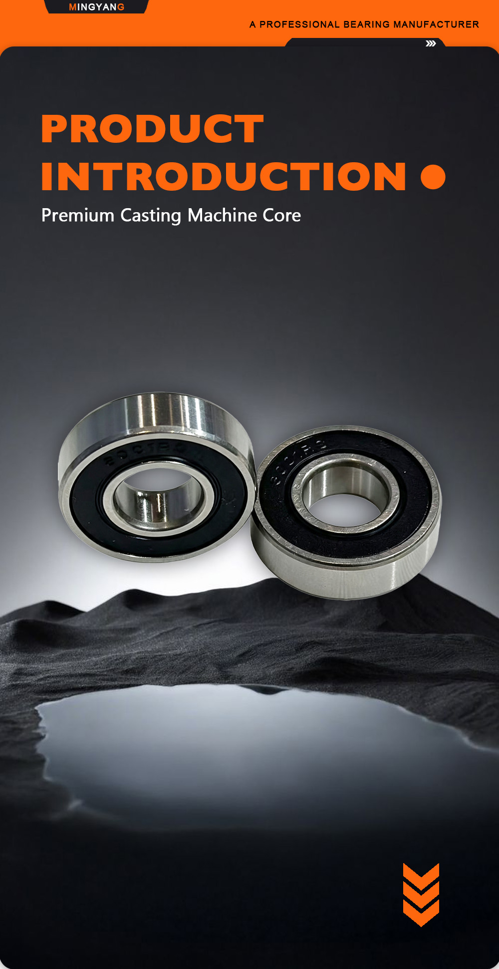 6001‑2RS High‑Speed Precision Miniature Bearing X