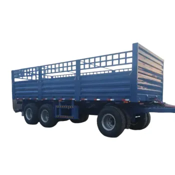 High Quality 40ft Side Wall Semi Cargo Truck Trailer - High Wall Three Axle Flatbed Semi Manufactured in China