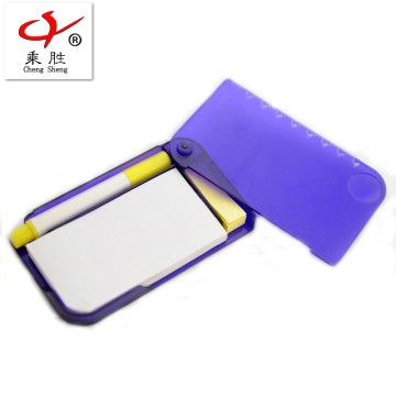 mini promotional pocket notepad with pen and box