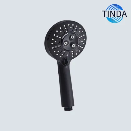 Sleek Black Handheld Bath Sprayer