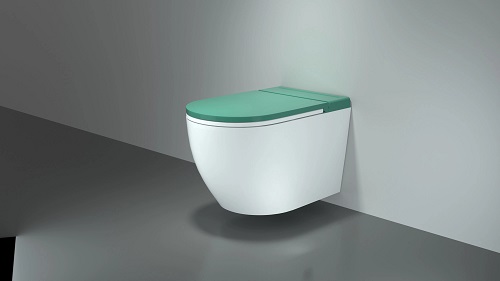 Round Shape Cceramic Tankless Wall Hung Toilet