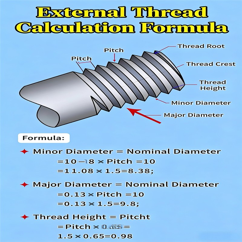 Threaded parts analysis