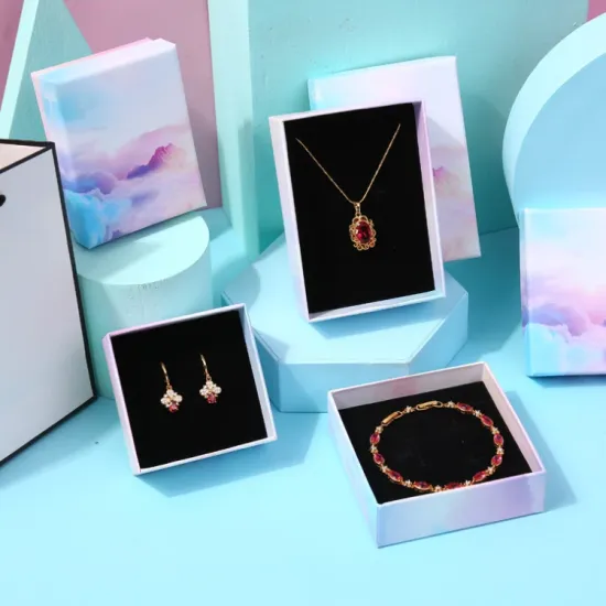 Cardboard Jewelry Boxes Gifts Present Storage Display Boxes