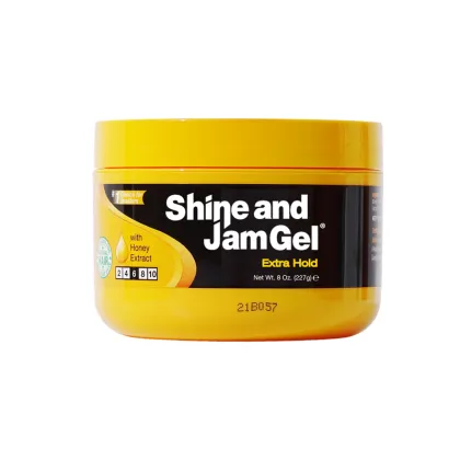 Hot Shine and Jam Conditioning Gel Lock n Twist Gel Hair Braiding Gel