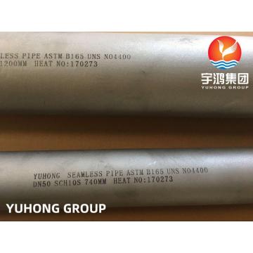 ASTM B165 UNS N04400 Nickel Alloy Seamless Pipe Monel