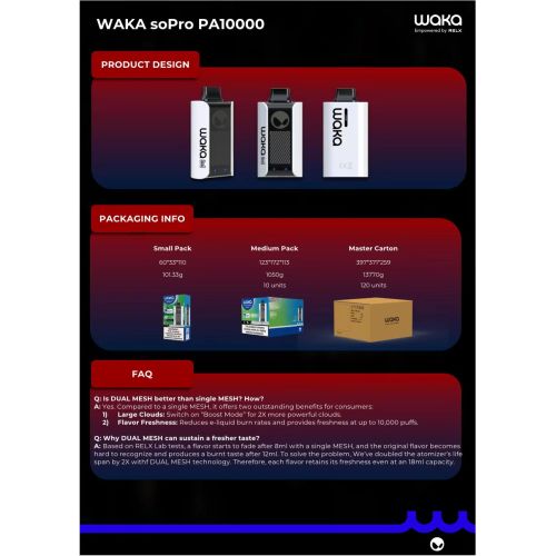 Wholesale Kulx waka8000Puffs Good Vape South America