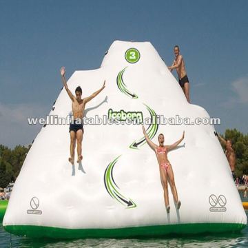 2016 New Cheap inflatable water iceberg/ inflatable iceberg water toy