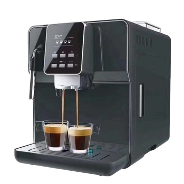 Professional 19bar Steel Electric Coffee Machine with Automatic Tamper and 2 Nozzles (24 Ltr)
