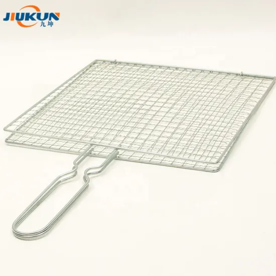 Portable Disposable Galvanized Grill Mesh Net for Charcoal Barbecue in Korea
