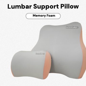 Cuscino di supporto lombare+cuscino per testa curva