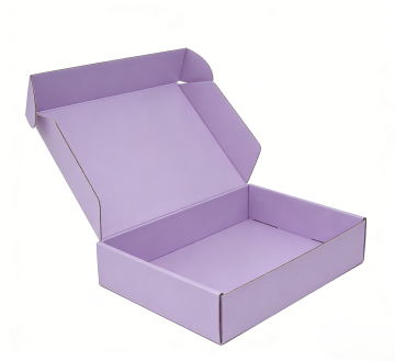 Purple Custom Corrugated Gift Box