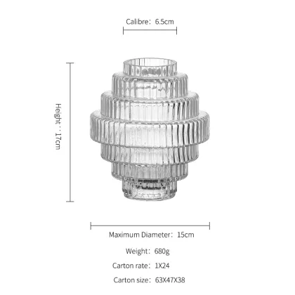 Elegant Unique Glass Vases - Modern Art Decor for Home and Weddings