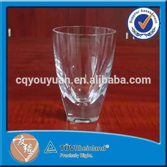 Glass drinkware use promtional handblown 120ml small wholesale cheap glassware cup