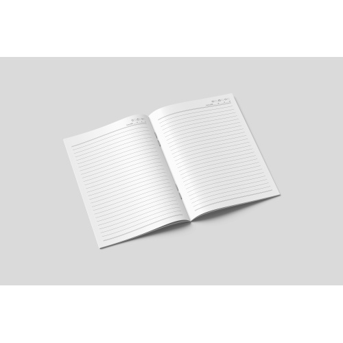 Saddle-Stitched Notebook for Daily Notes