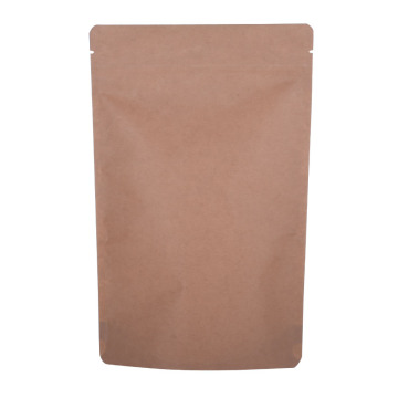 Ziplock Stand Up Kraft Paper Bag na orzechy