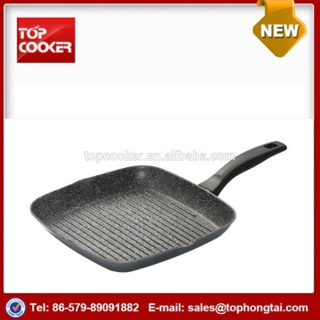 aluminum easy clean non stick stone coating grill pan