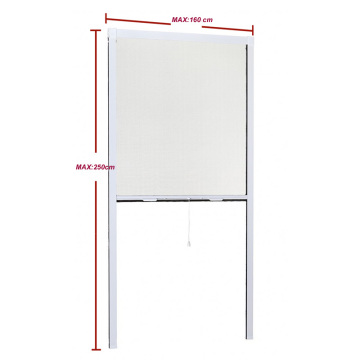 Roll up fly screen for window