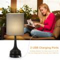 Lampes de chevet de chevet minimaliste avec ports de chargement USB