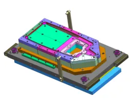 High pressure die casting mold light frame