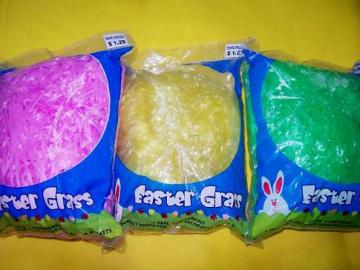 plastic easter grass