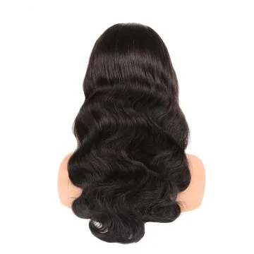 Virgin Human Hair Raw Indian Lace Closure Wig Body Wave 4*4 Wholesale Indian Virgin Remy Swiss Lace Human Hair Closure Wigs